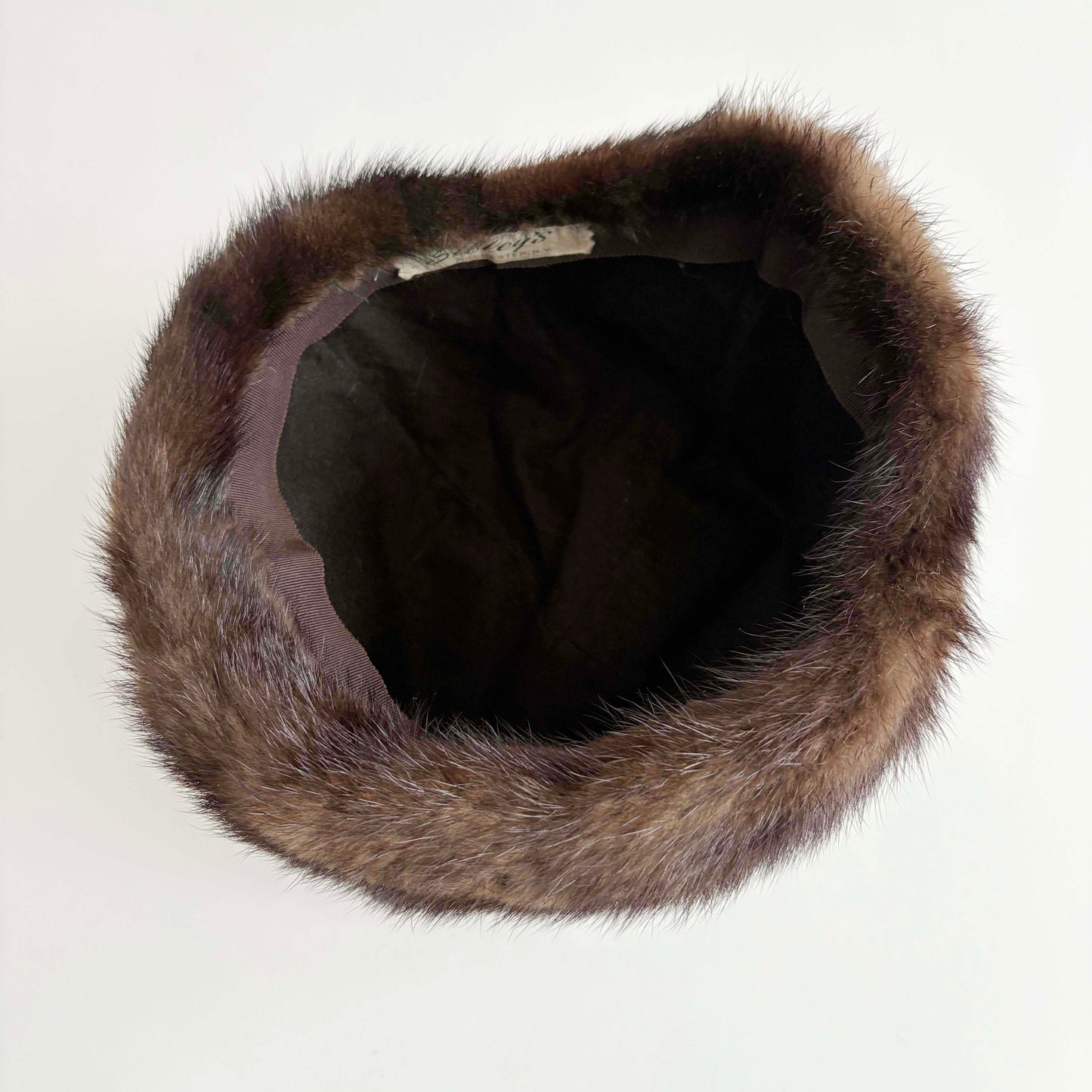 Vintage Mink Fur Pillbox Hat | Quiet Luxury