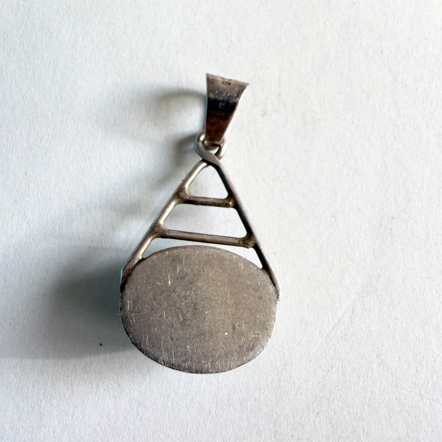 The "Tidal Pool" Artisan Larimar Sterling Pendant