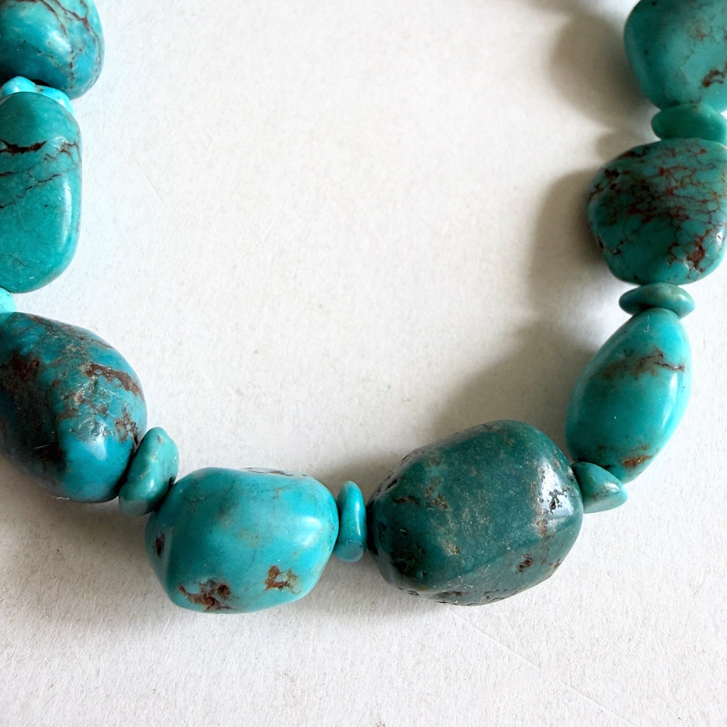 The "Azure Nugget" DTR Jay King Turquoise Stretch Bracelet
