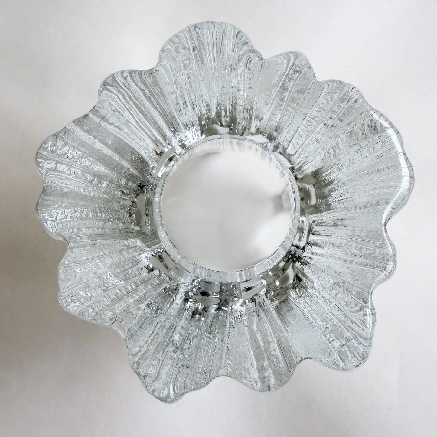 Nybro of Sweden Crystal Votive by Rune Strand