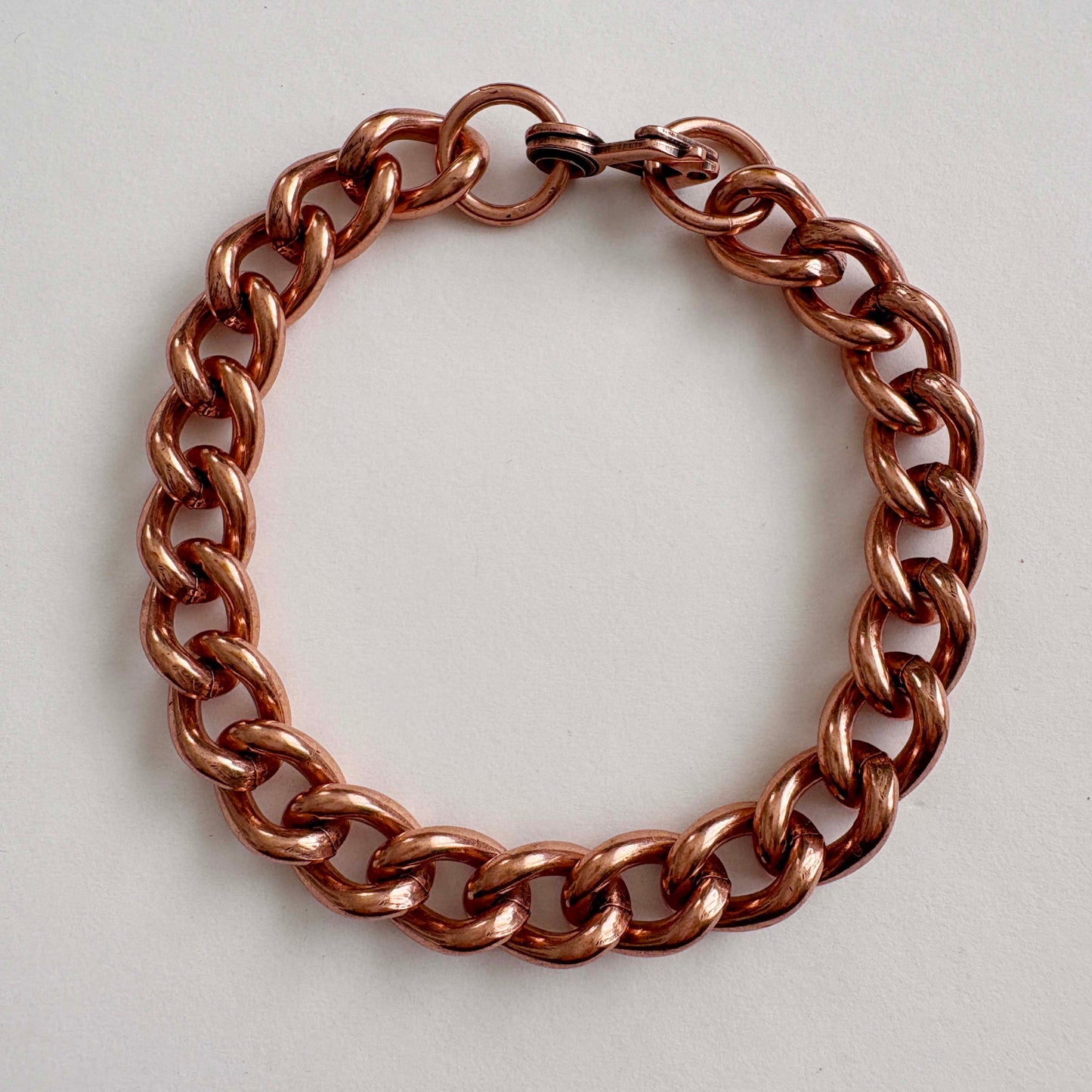 Vintage Copper Chain Link Bracelet