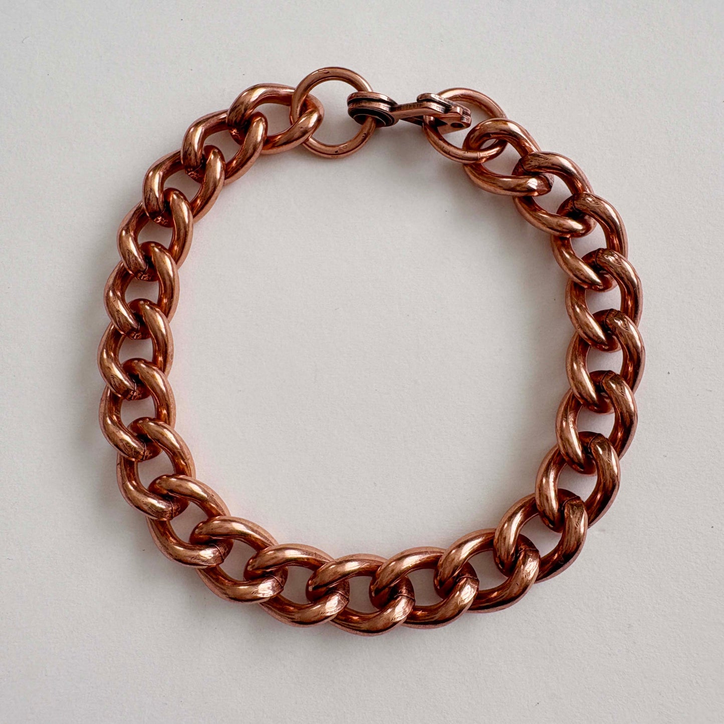 Vintage Copper Chain Link Bracelet