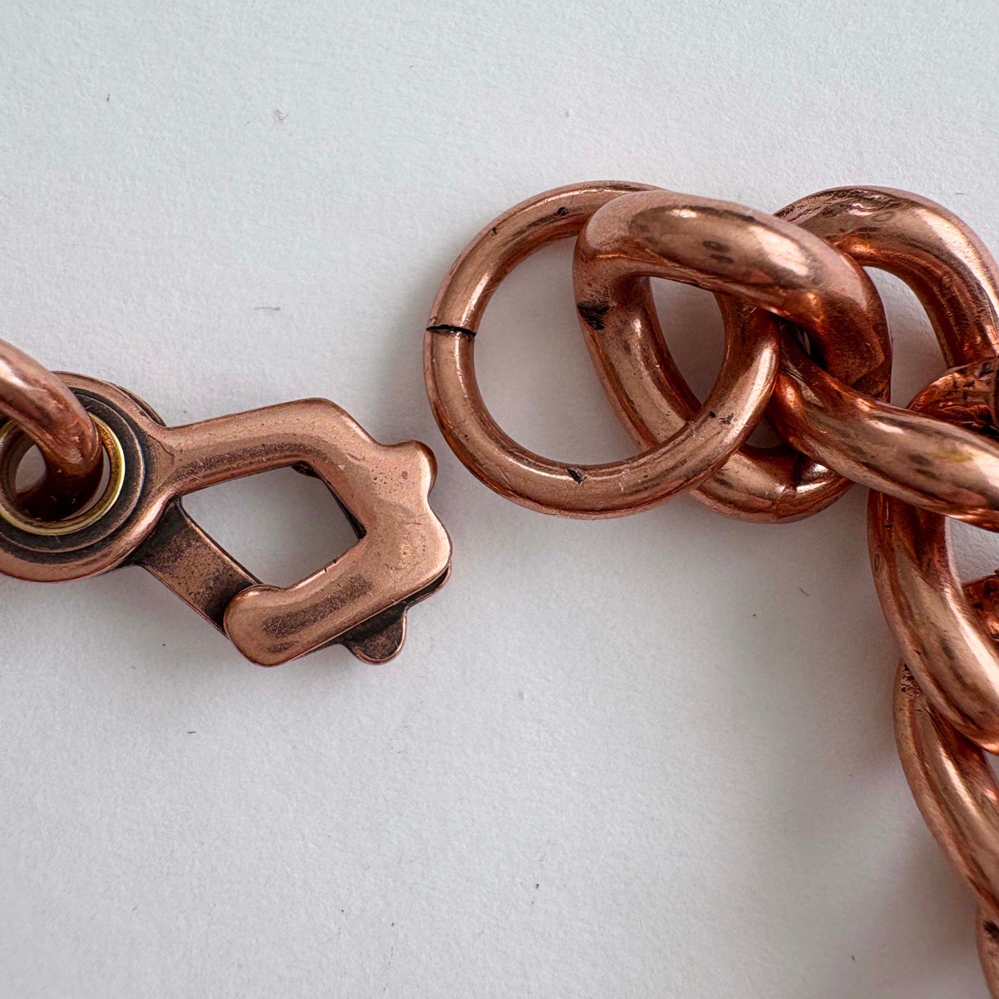 Vintage Copper Chain Link Bracelet