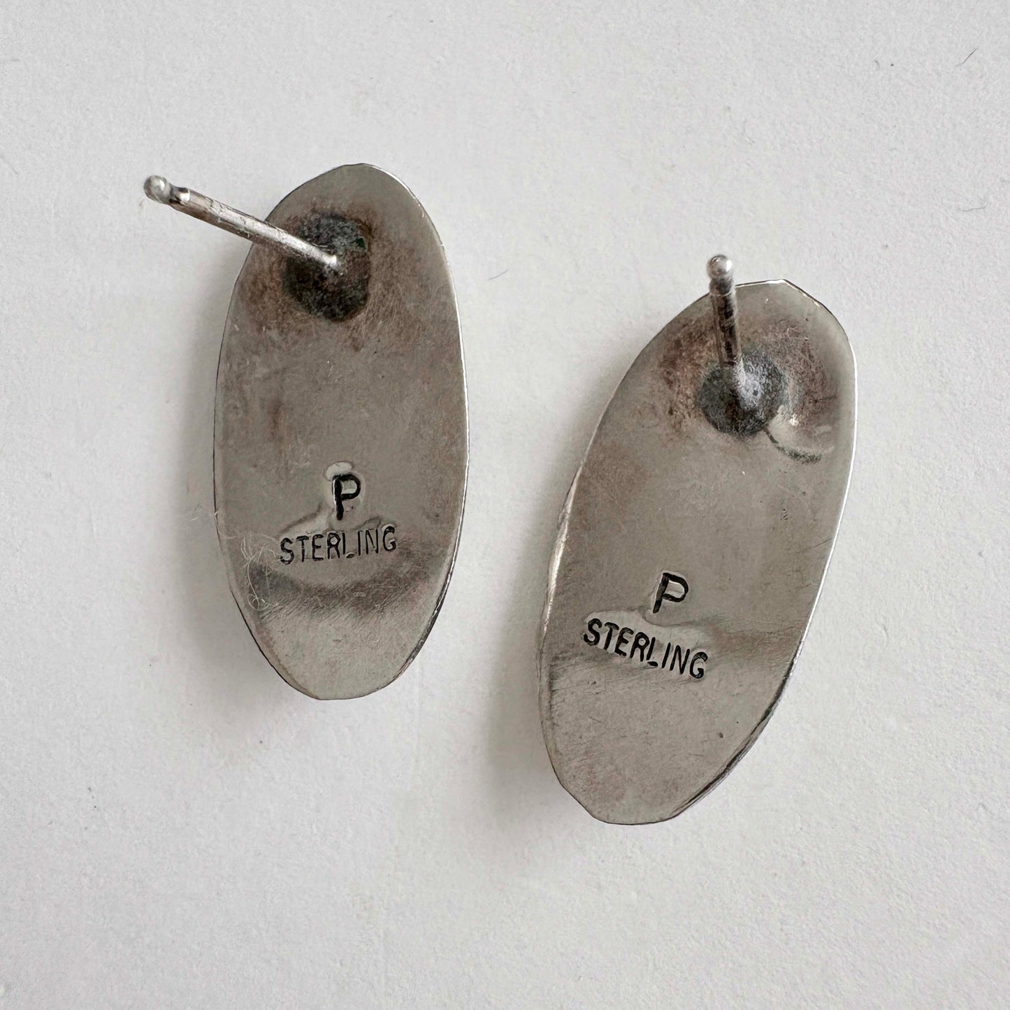 The "Portal" Felix Perry Navajo Shadowbox Post Earrings