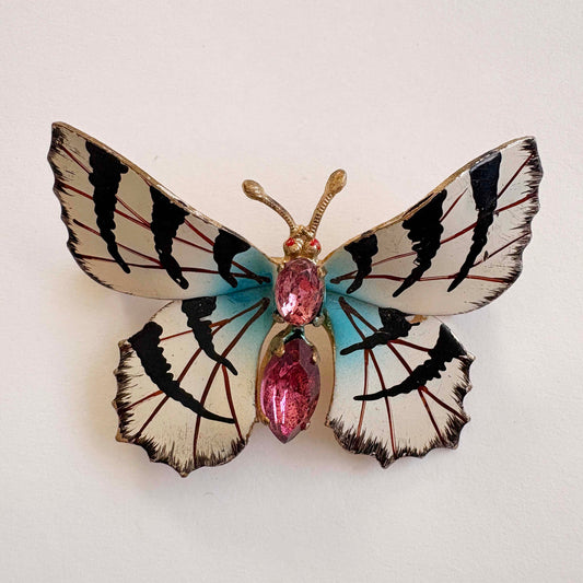 Vintage Painted Butterfly
