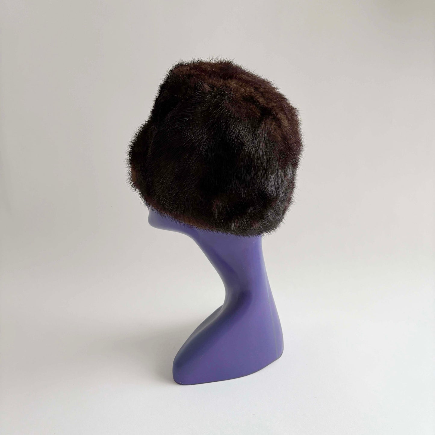 Vintage Mink Fur Pillbox Hat | Quiet Luxury