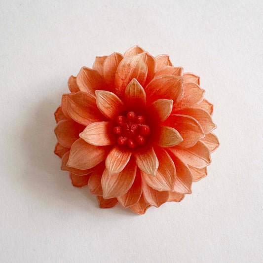 Vintage West Germany Hard Plastic Flower Brooch