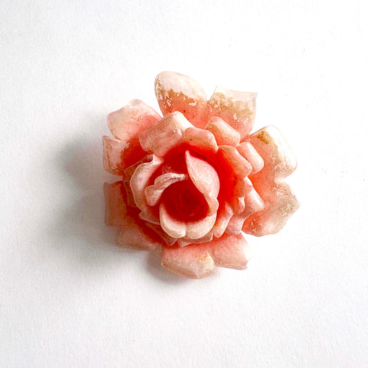 Vintage West Germany Hard Plastic Flower Brooch