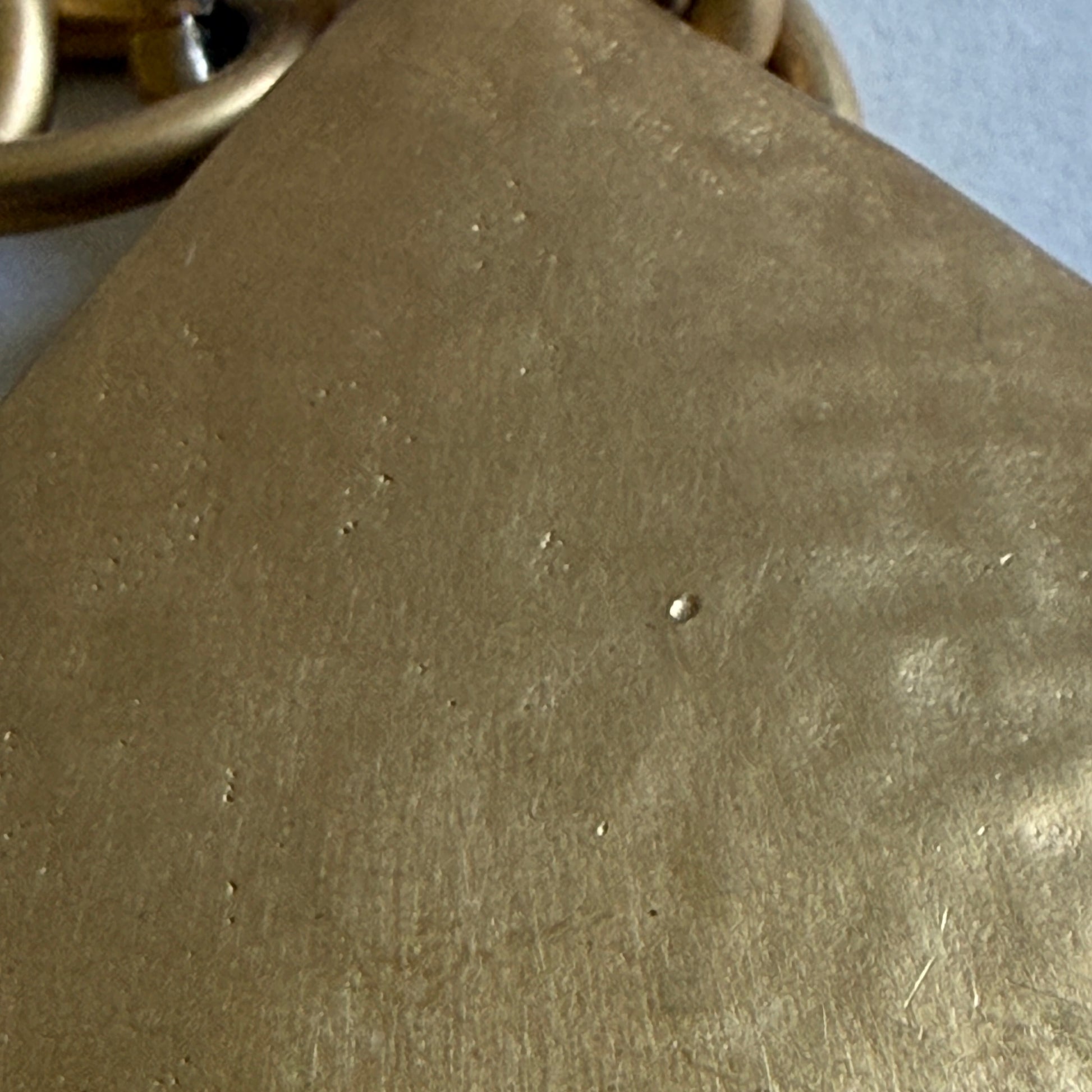 Close-up of a textured surface  of KJL tear drop